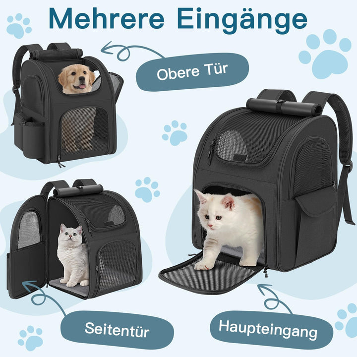 Haustier-Rucksack Oxford bis 10 kg für Hund und Katze - Bild 2