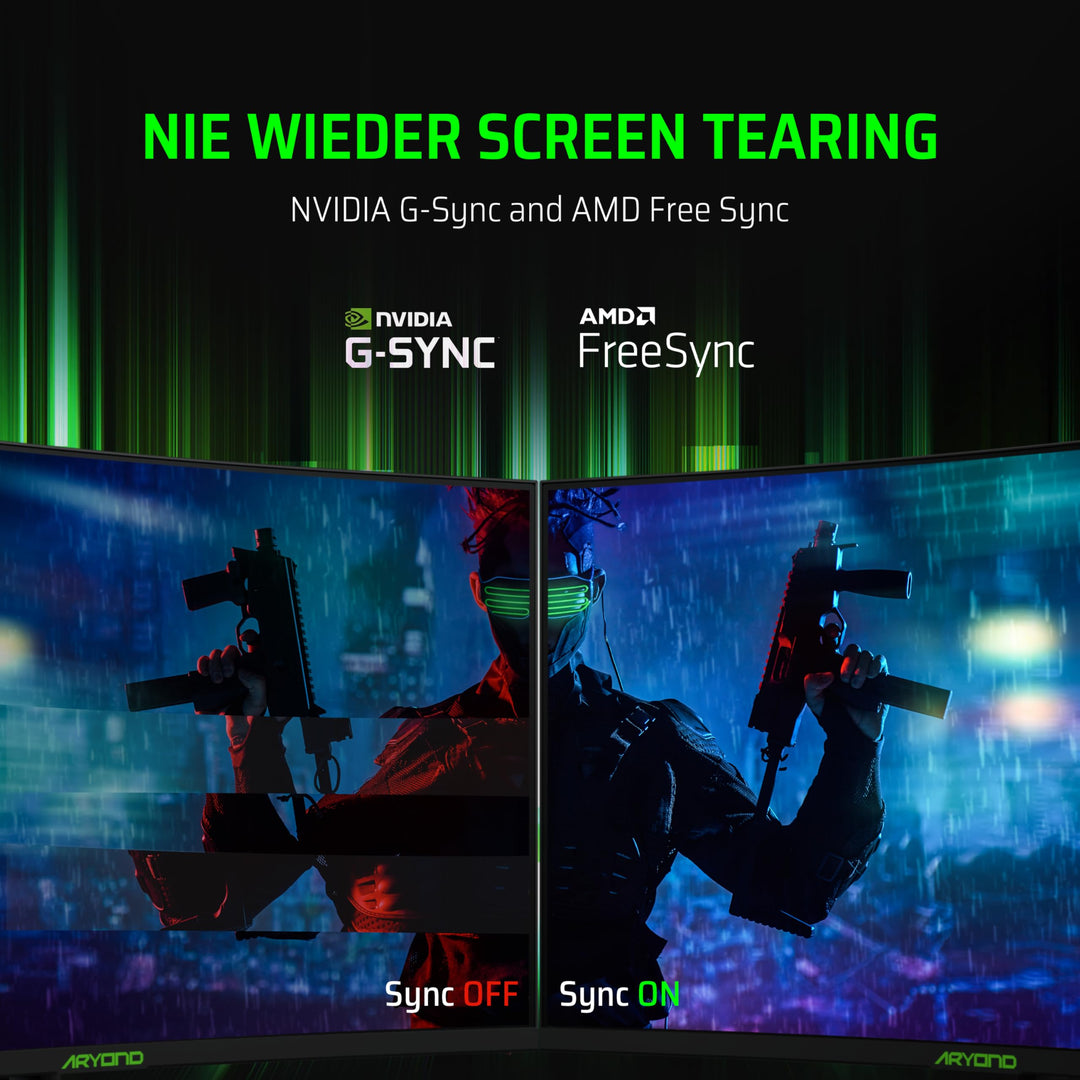 Curved Gaming Monitor 27 Zoll QHD 180Hz 1ms mit FreeSync - Bild 6