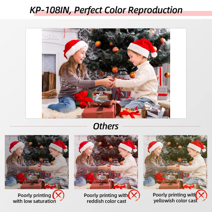 Fotopapier mit Tintenkassetten 10x15 cm Farbsublimation 216 Blatt - Bild 6