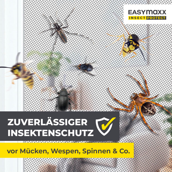 Insektenschutz Dachfenster Teleskop-Rahmen Aluminium 63x93–100x160 cm - Bild 3