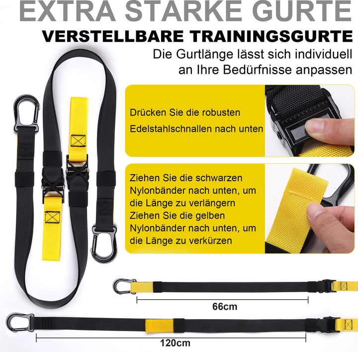 Schlingentrainer Set mit Türanker für Ganzkörpertraining - Bild 3