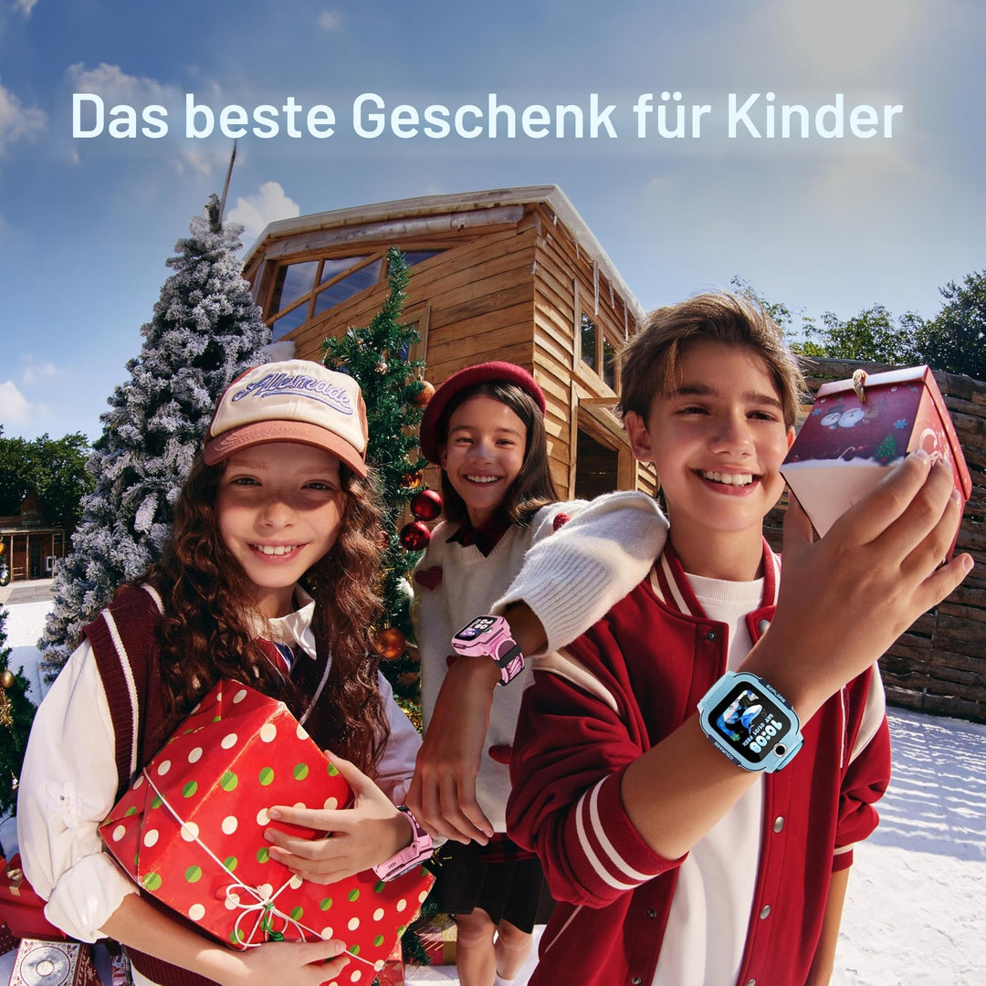 Kinder-Smartwatch mit Videoanruf GPS SIM SOS Wasserschutz IPX8 - Bild 8