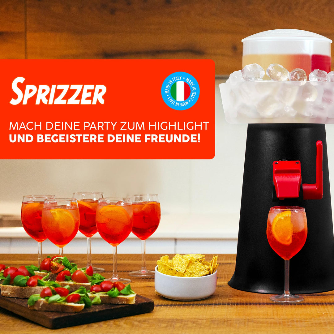 Spritz-Dispenser manuell mit Eisbehälter 3L für 18-20 Gläser - Bild 6