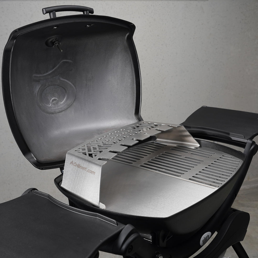 Grillplancha Edelstahl 4mm für Weber Q200/Q2000 Grillrost-Ersatz - Bild 4