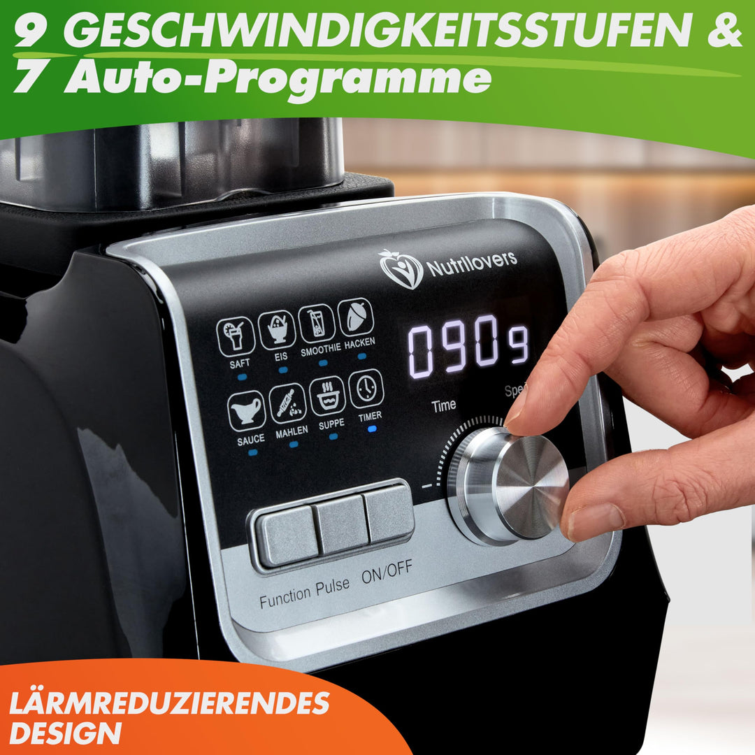 Standmixer 2000W BPA-frei 2L Tritan 9 Stufen mit Timer - Bild 5