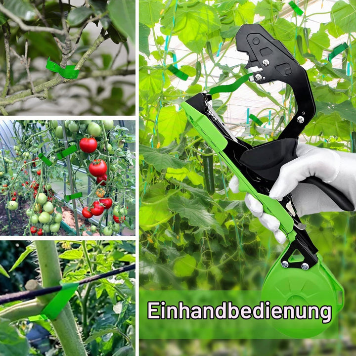 Pflanzenbindemaschine Set mit 10000 Klammern und 20 Rollen Gartenband - Bild 2