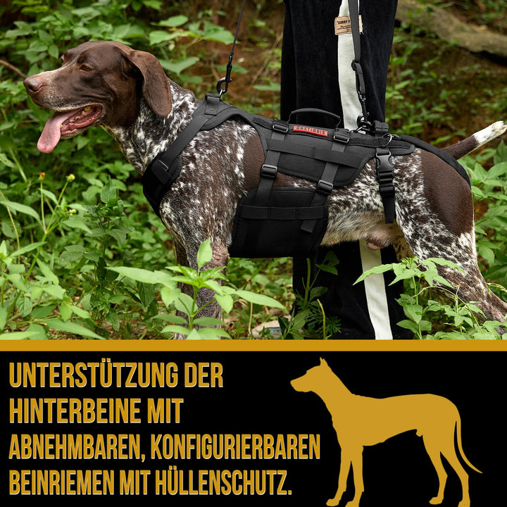 Hunde-Tragehilfe Nylon 3 Griffe für ältere &amp; verletzte Hunde L - Bild 7