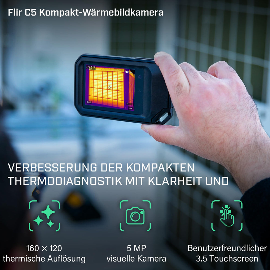 Wärmebildkamera FLIR C5 kompakt WLAN 160x120 für Inspektionen - Bild 2