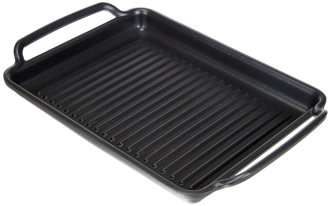 Grillplatte Gussaluminium gestreift 40 cm induktionsgeeignet