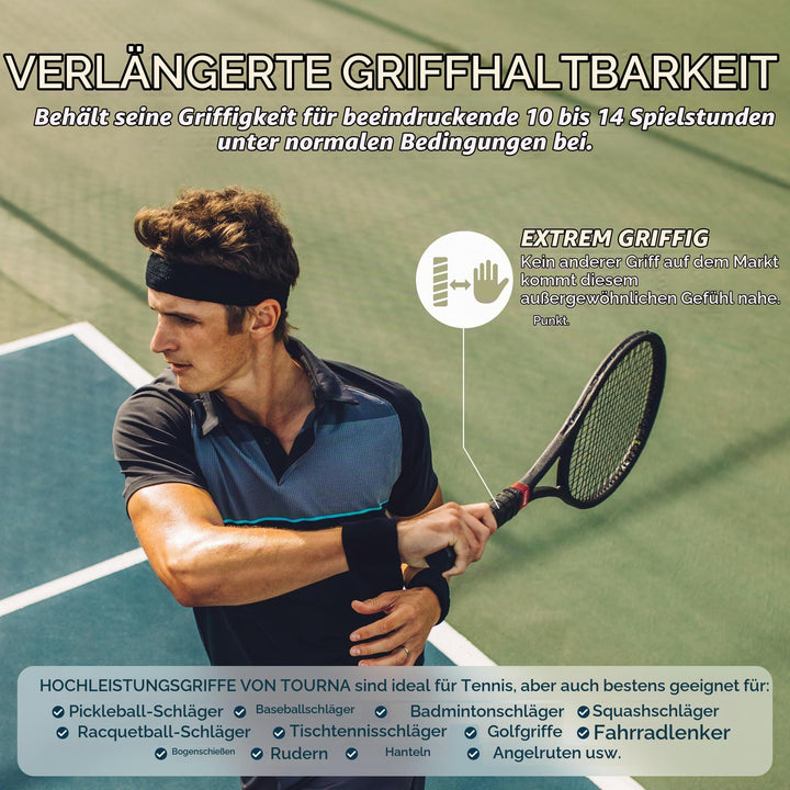 Overgrip Tennis extra klebrig 30er-Pack weiss Mega Tac - Bild 5