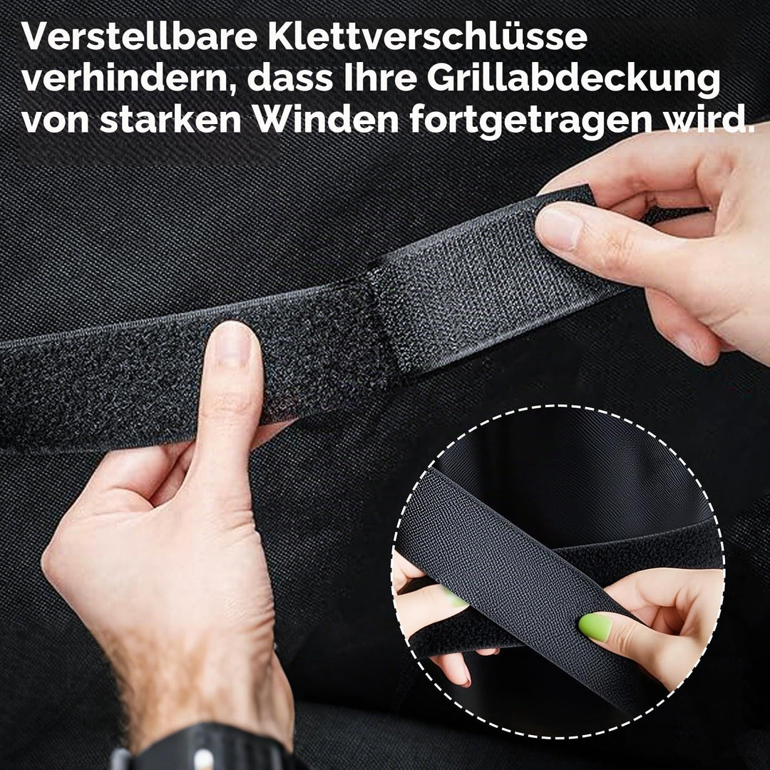 Grillabdeckung Weber Q 2000/3000 600D Oxford wasserdicht schwarz - Bild 3