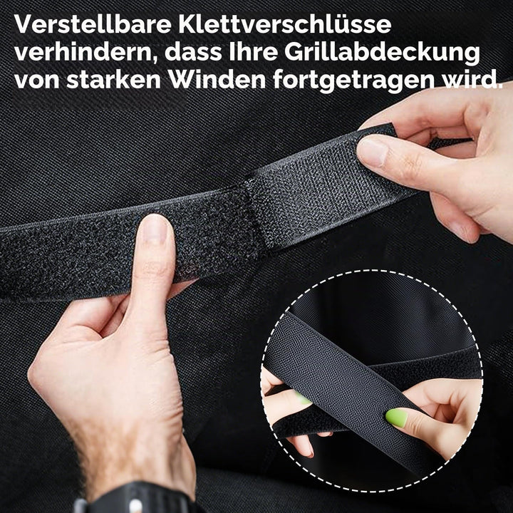 Grillabdeckung Weber Q 2000/3000 600D Oxford wasserdicht schwarz - Bild 3
