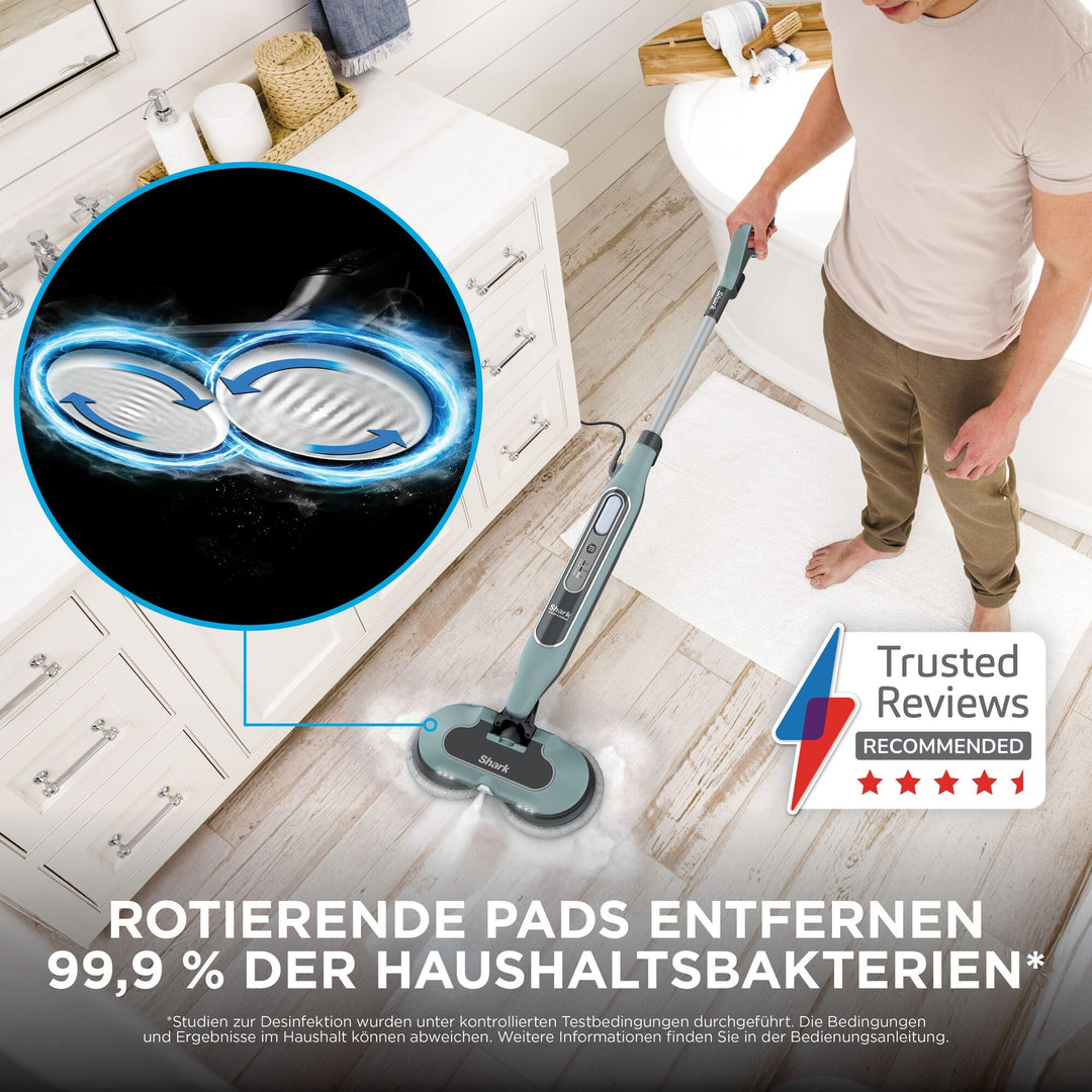 Dampfreiniger mit Steam Blaster 3 Stufen 8 m Kabel Hartböden - Bild 2