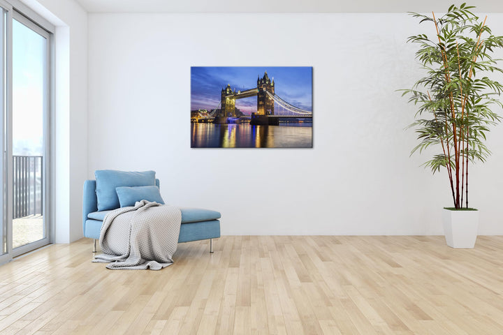 Leinwandbild Tower Bridge London 80x60 cm auf Keilrahmen - Bild 4