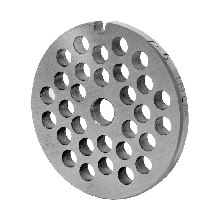 Fleischwolf Lochscheibensatz Edelstahl 2,0mm + 6,0mm mit Kreuzmesser - Bild 5