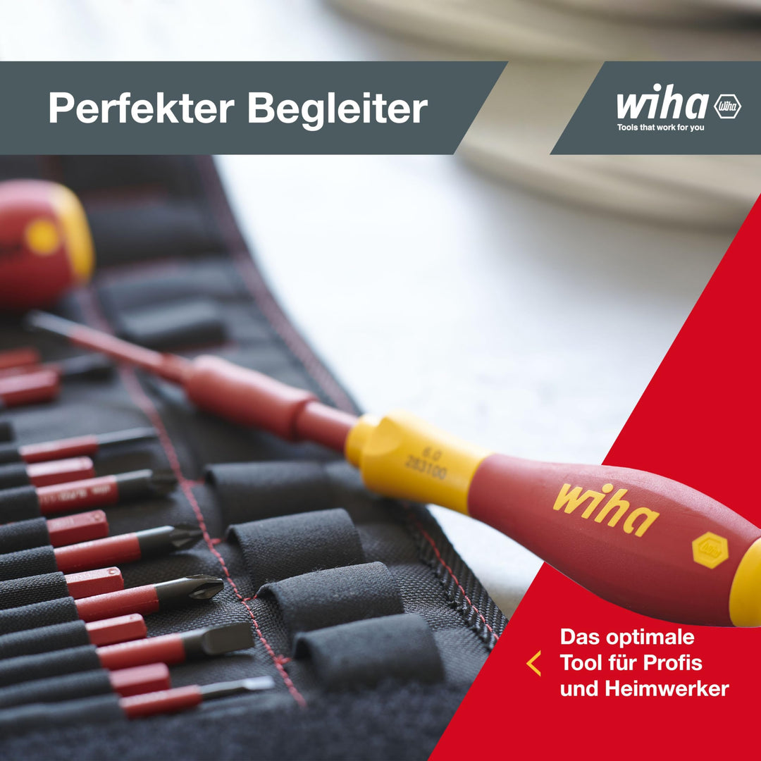 VDE Schraubendreher-Set 10-tlg. slimVario mit Bits in Falttasche - Bild 7