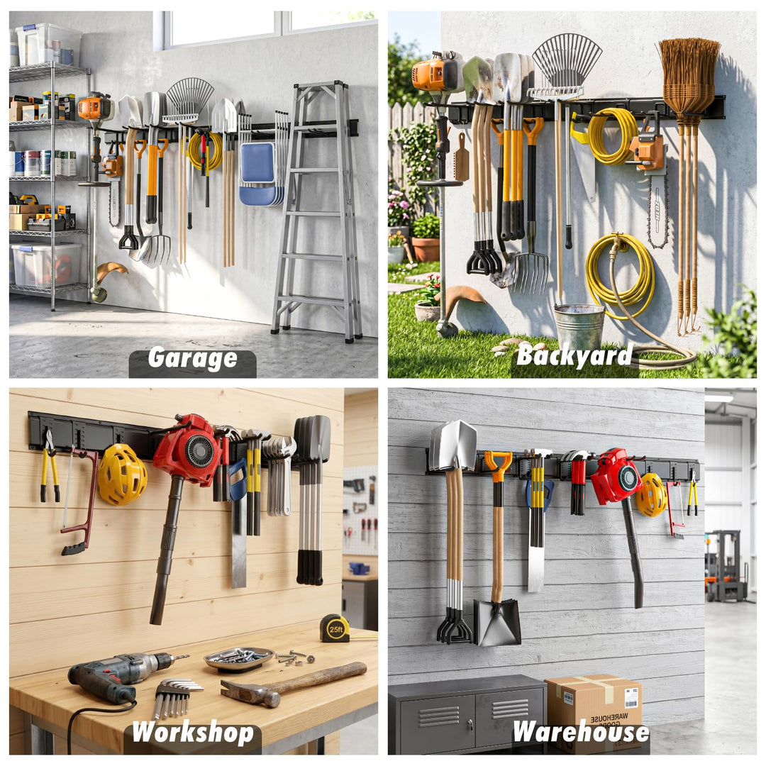 Gerätehalter Wand Metall verstellbar 163 cm Garage Keller - Bild 7