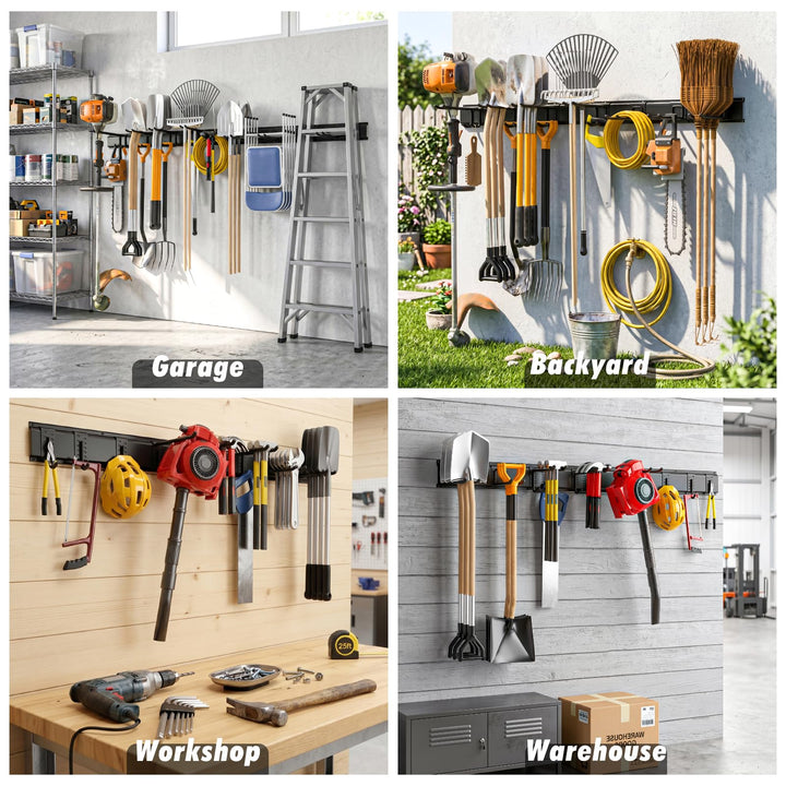 Gerätehalter Wand Metall verstellbar 163 cm Garage Keller - Bild 7