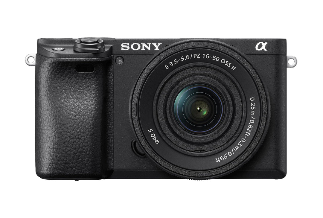 Systemkamera APS-C 24,2 MP 4K mit 16-50 mm Objektiv, Schwarz