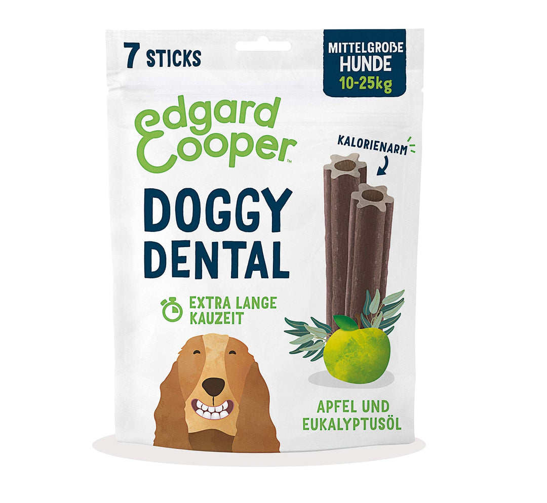 Dental Sticks Hund Eukalyptus &amp; Apfel Medium 56 Stück getreidefrei - Bild 2