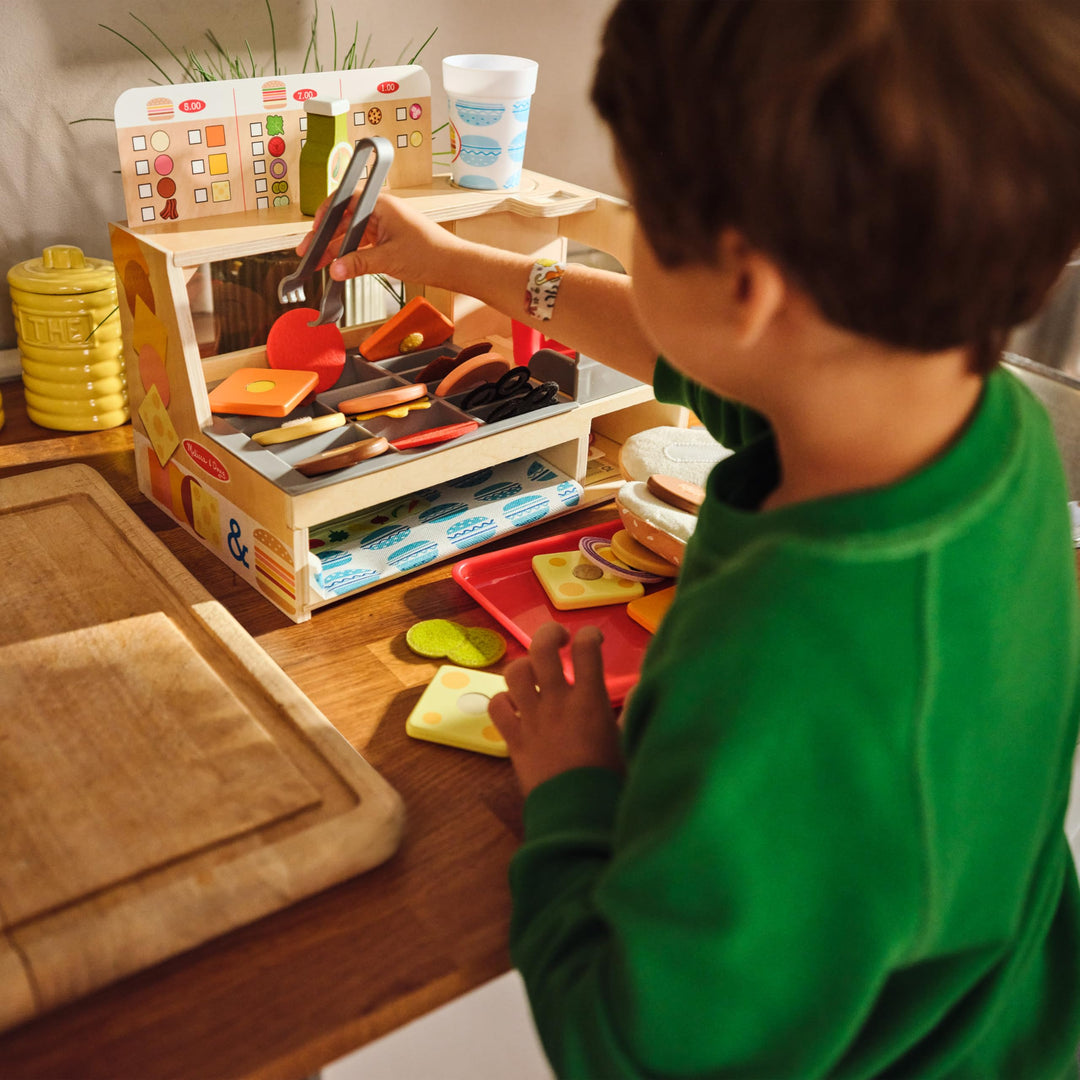 Sandwich-Shop Holz 52-teilig mit Schneider für Kinder ab 3 - Bild 4