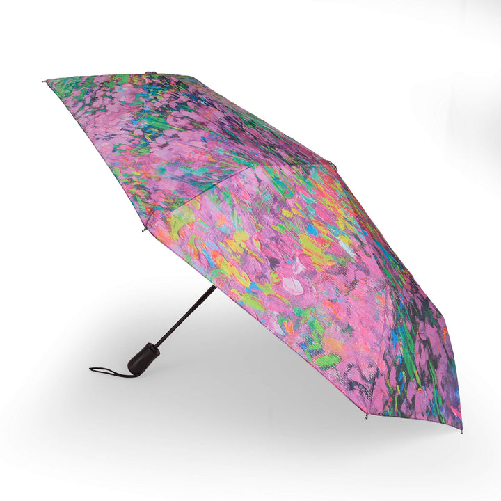 Taschenschirm Blumenmotiv Damen 103 cm Automatik faltbar - Bild 4