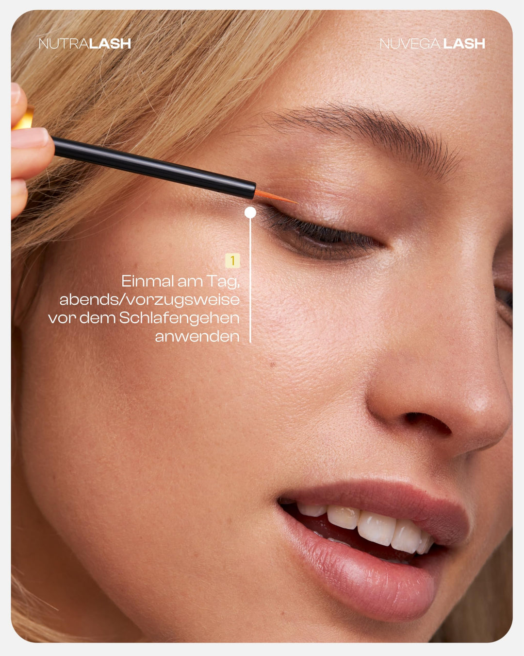 Wimpernserum vegan 3-in-1 Wachstum &amp; Volumen 3ml - Bild 4