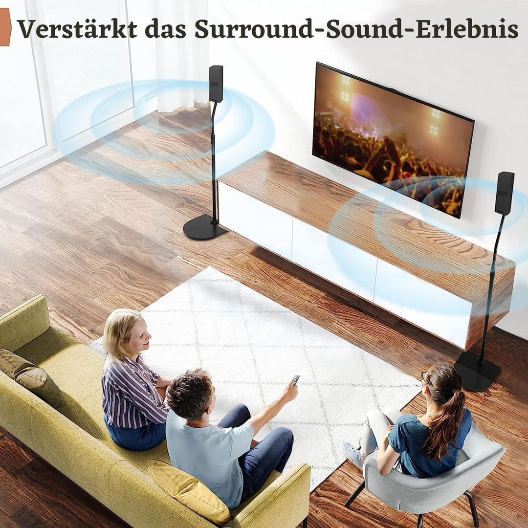 Lautsprecherständer höhenverstellbar mit Slideconnect für Bose Surround - Bild 6