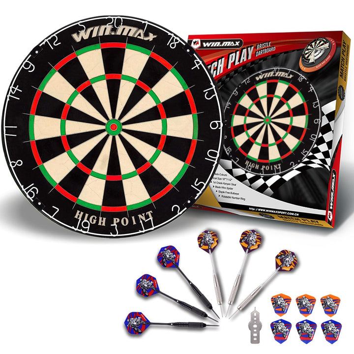 Dartscheibe Sisal Profi-Turniermaß für Steel- und Softdarts
