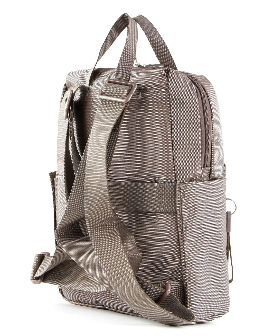 Rucksack Damen Taupe mit Laptopfach und Trolleyhalterung - Bild 4