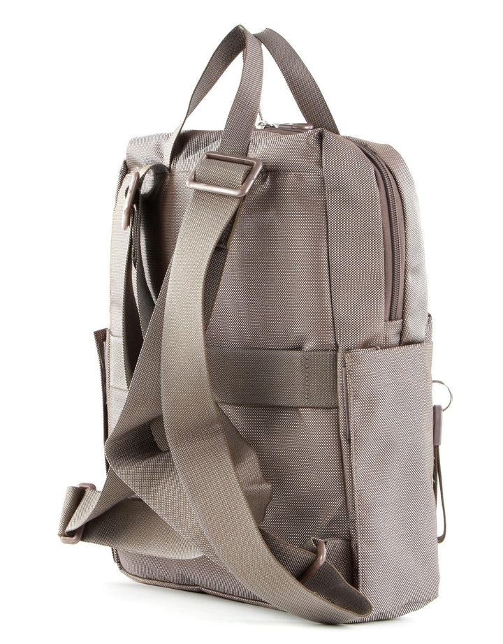 Rucksack Damen Taupe mit Laptopfach und Trolleyhalterung - Bild 4