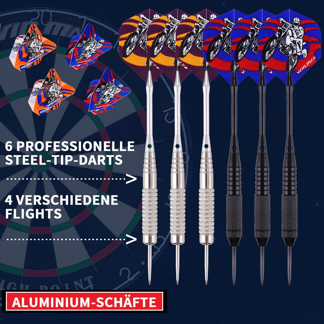 Dartscheibe Sisal Profi-Turniermaß für Steel- und Softdarts - Bild 6