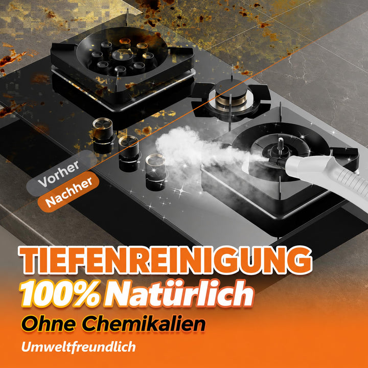 Dampfreiniger Handgerät 1,1L Tank 6 Stufen chemikalienfrei - Bild 5