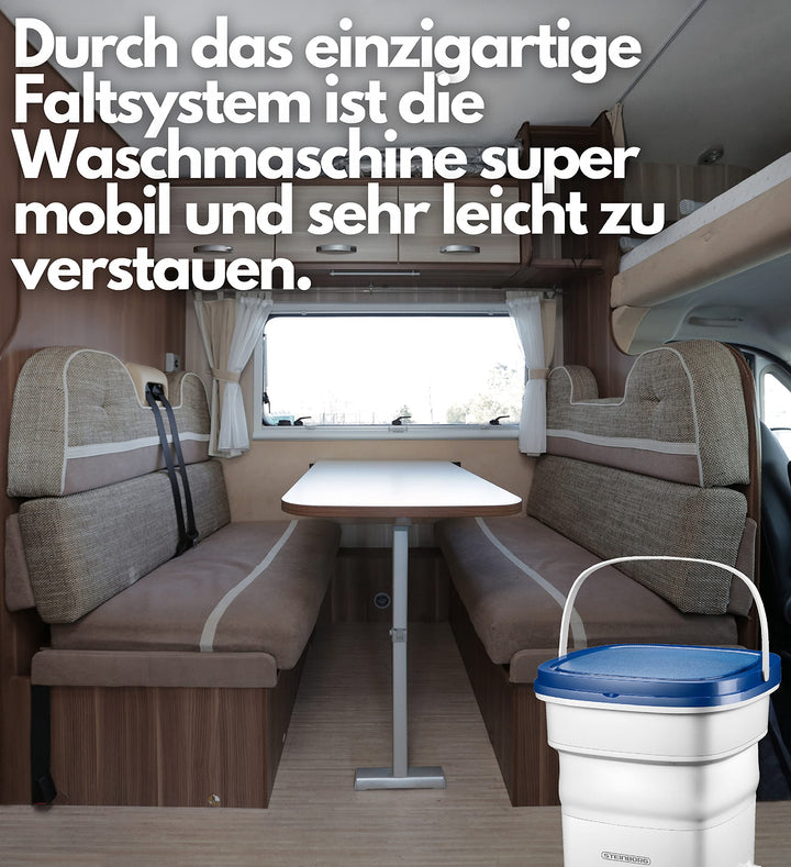 Faltbare Miniwaschmaschine 1,5 kg 135 W für Camping und Reise - Bild 4