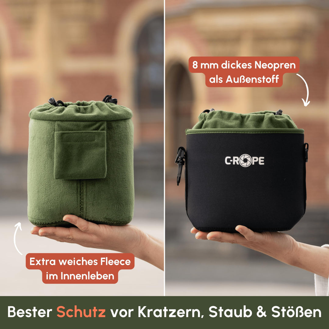 Kamerabeutel Neopren 3er-Set S/M/L mit Fleece-Fütterung - Bild 3