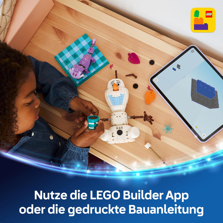 Klemmbausteine Frozen Olaf &amp; Bruni Picknick-Set 478 Teile ab 7 Jahre - Bild 6