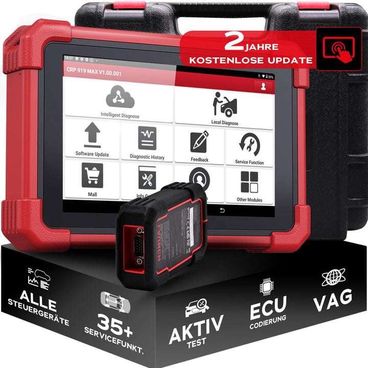 OBD2 Diagnosegerät Vollsystem ECU-Codierung 35+ Servicefunktionen