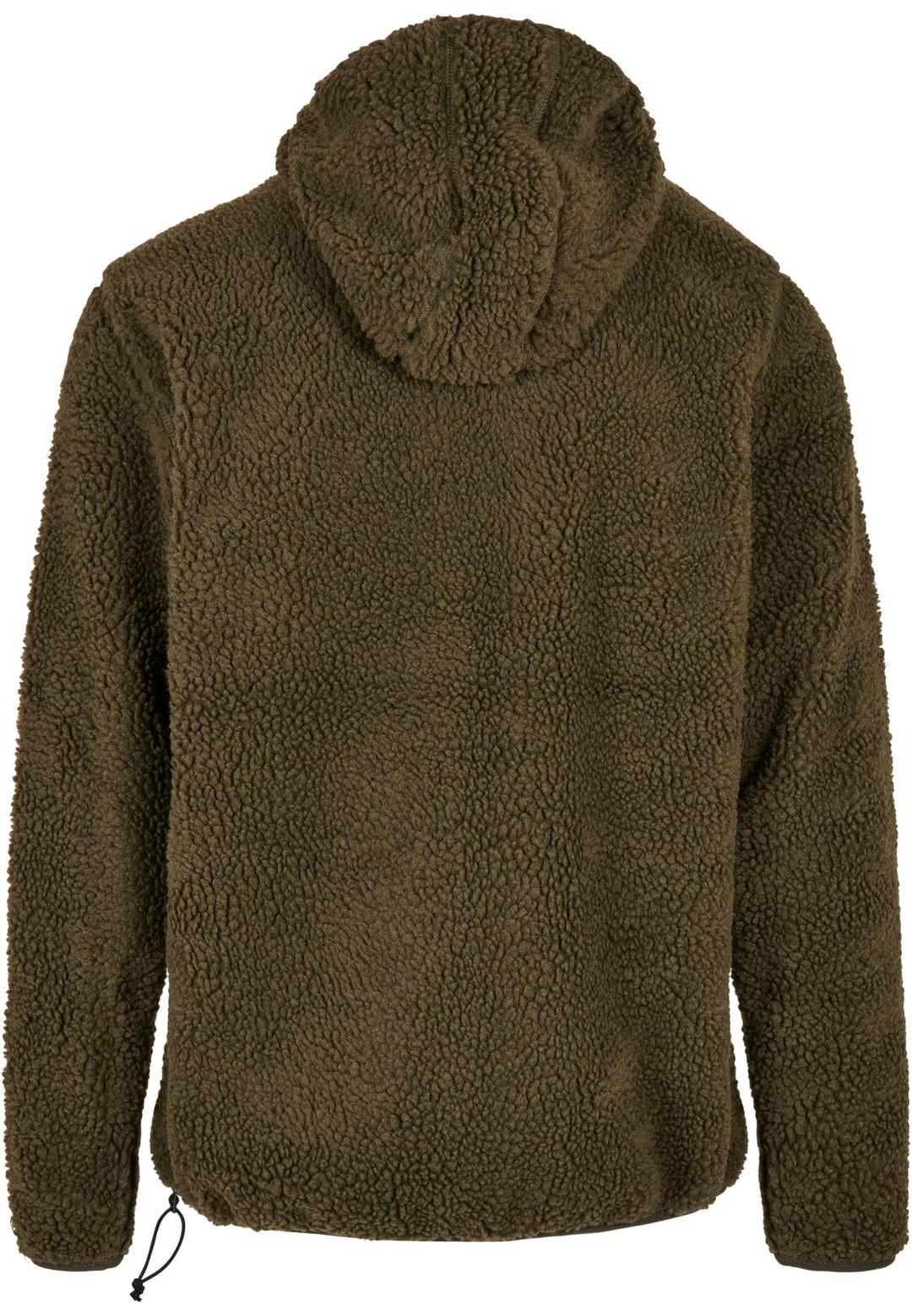 Fleece Kapuzenpullover Teddy-Fleece mit Kapuze und Taschen, Oliv, XL - Bild 9