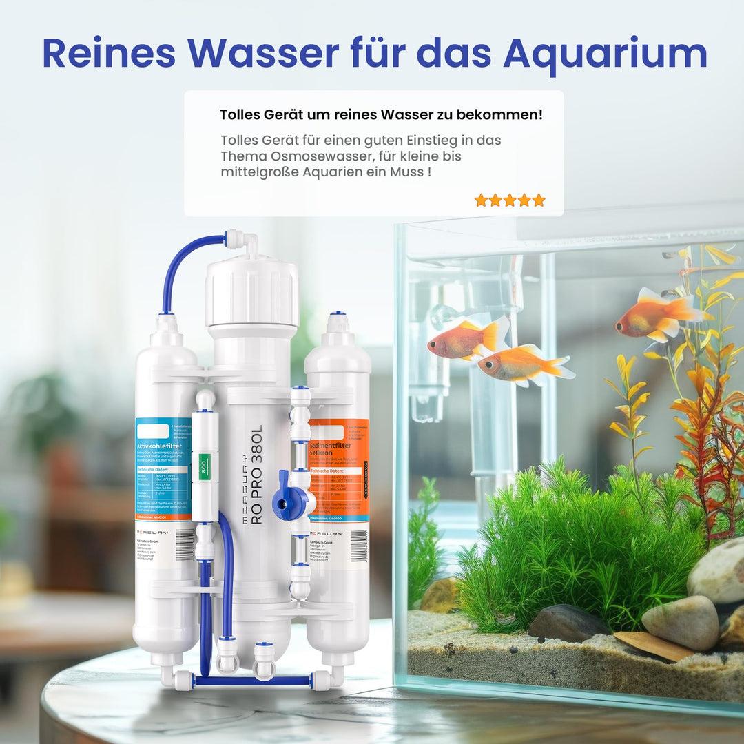Umkehrosmoseanlage Aquarium 380L/Tag 3-stufig mit Spülventil - Bild 6
