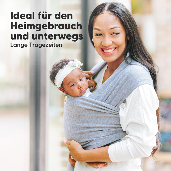 Babytrage-Tuch ab Geburt Elastisch Atmungsaktiv IHDI-zertifiziert - Bild 7