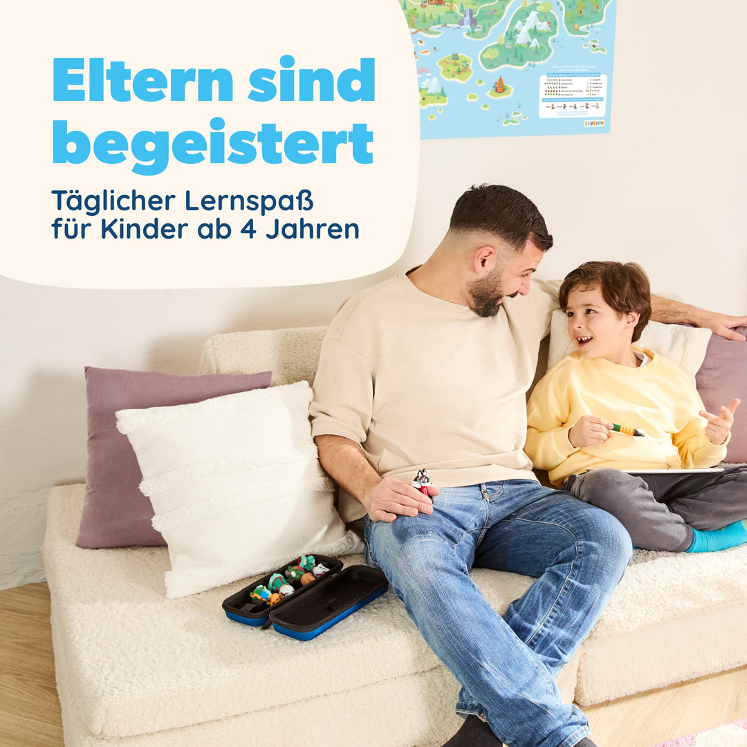 Lernspiel-Starterset 3-in-1 Lesen Rechnen Malen ab 4 Jahre mit App - Bild 4