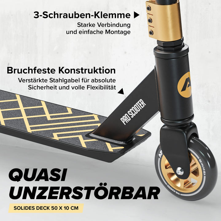 Stunt Scooter Aluminium 100mm ABEC-9 Lager ab 6 Jahre - Bild 4