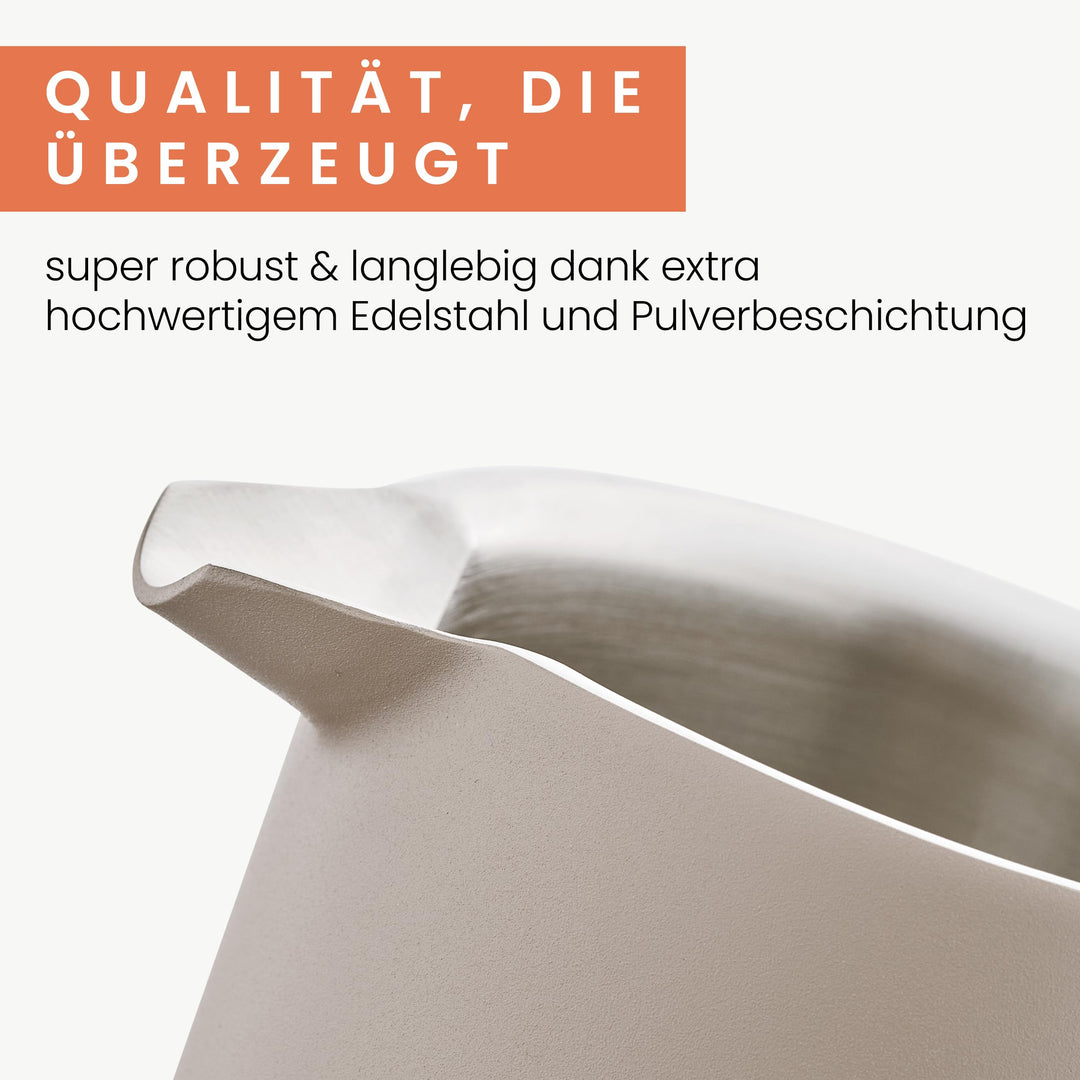 French Press Edelstahl 600 ml / 1 Liter mit Warmhaltefunktion - Bild 3