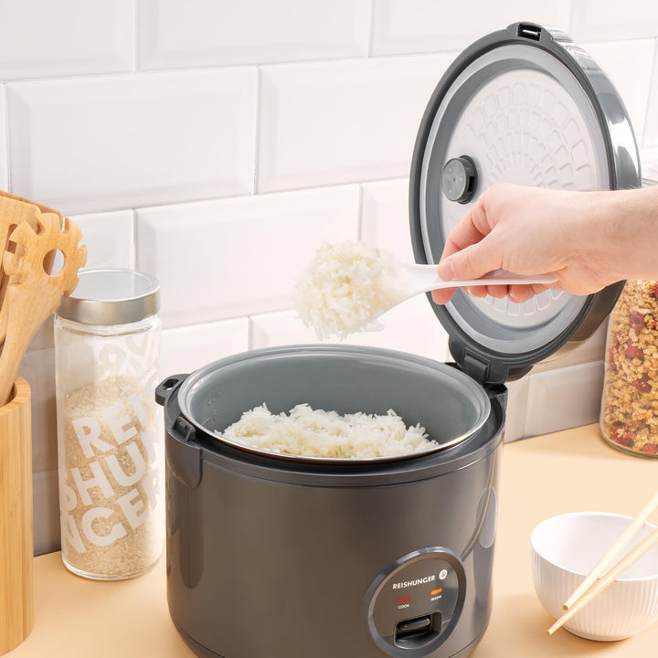 Reiskocher mit Keramikbeschichtung 1,2L Dampfgarer bis 6 Portionen - Bild 4