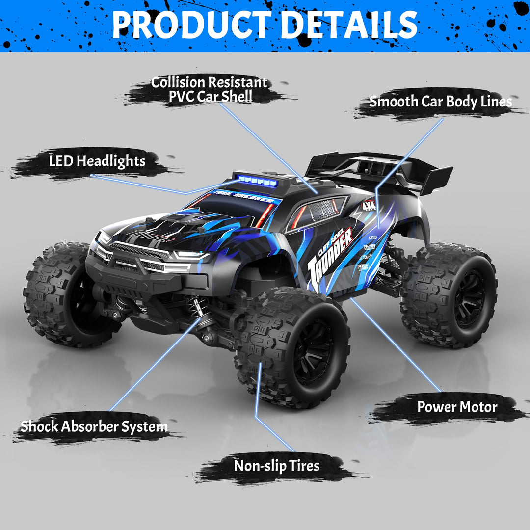 RC Auto 4WD Offroad 1:18 mit 2 Akkus 40 km/h Allradantrieb - Bild 7