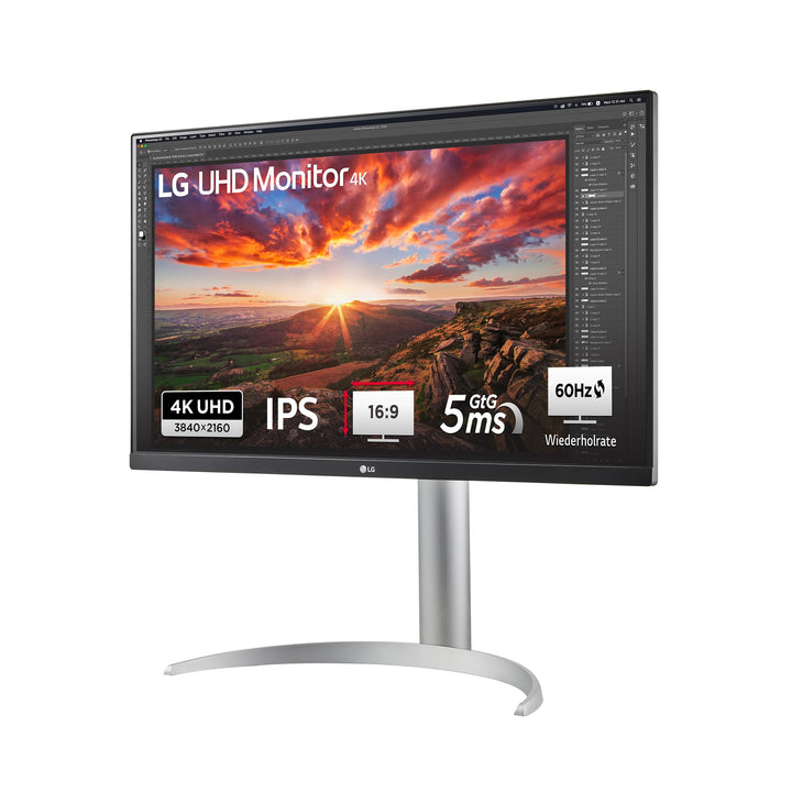 4K UHD IPS Monitor 27 Zoll DisplayHDR 400 95% DCI-P3 weiss