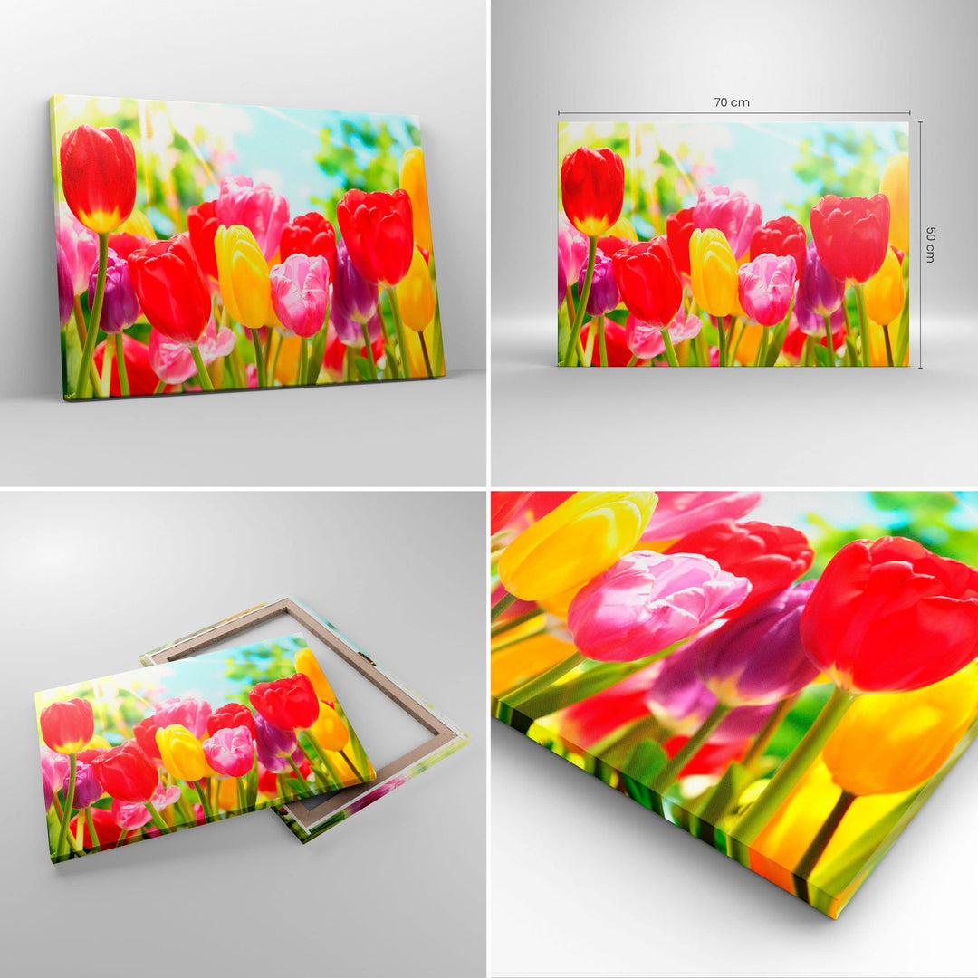 Leinwandbild Botanik Blumen 70x50 cm aufhängefertig - Bild 2