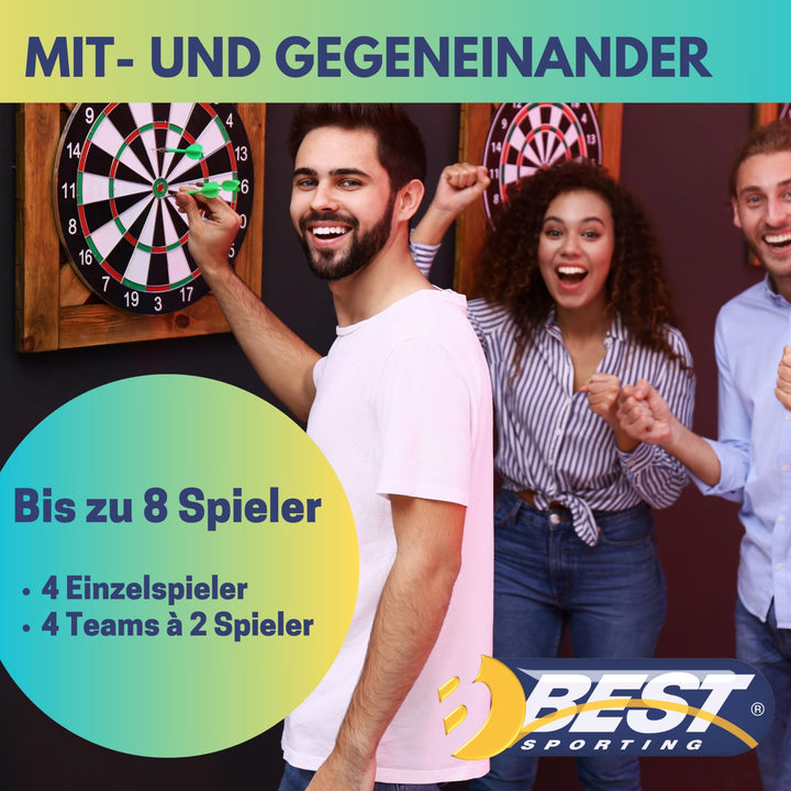 Elektronische Dartscheibe mit LCD-Anzeige 21 Spiele für 4 Spieler - Bild 7