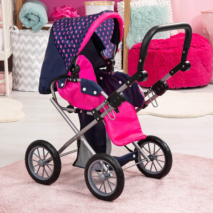 Kombi-Puppenwagen Einhorn 2-in-1 mit Tragetasche höhenverstellbar - Bild 3