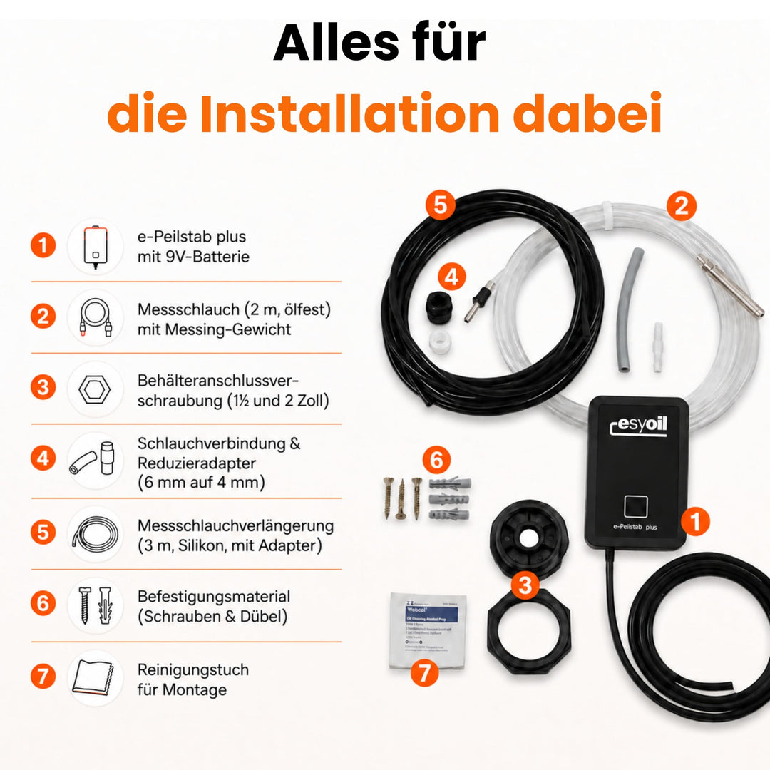 Heizöltank Füllstandsanzeige digital für 500–9.999 L Öltanks - Bild 7